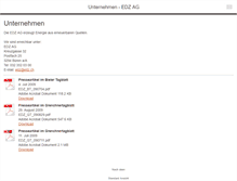 Tablet Screenshot of edz.ch